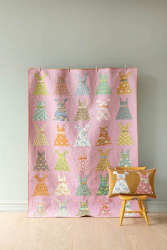 Tilda Patchwork Stoff Baumwolle - Sunday Brunch - White Flower Teal